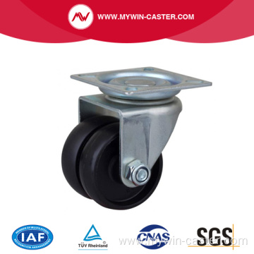 2 Inch 80Kg Plate Swivel PA Machine Caster